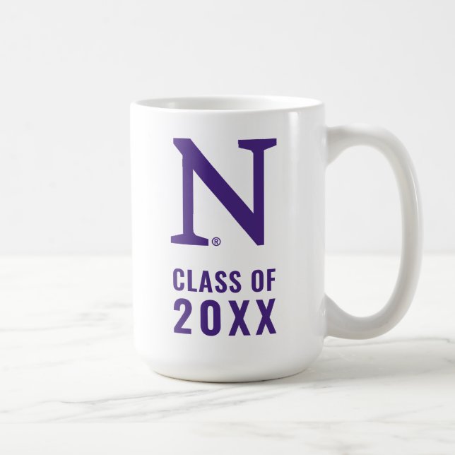 Northwestern N | Graduation Class of Coffee Mug (Right)