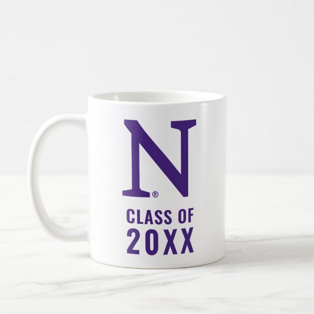 Northwestern N | Graduation Class of Coffee Mug (Left)
