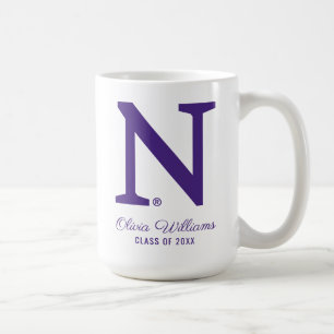 Northwestern N Graduation Class of Coffee Mug