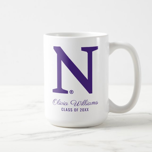 Northwestern N | Graduation Class of Coffee Mug (Right)