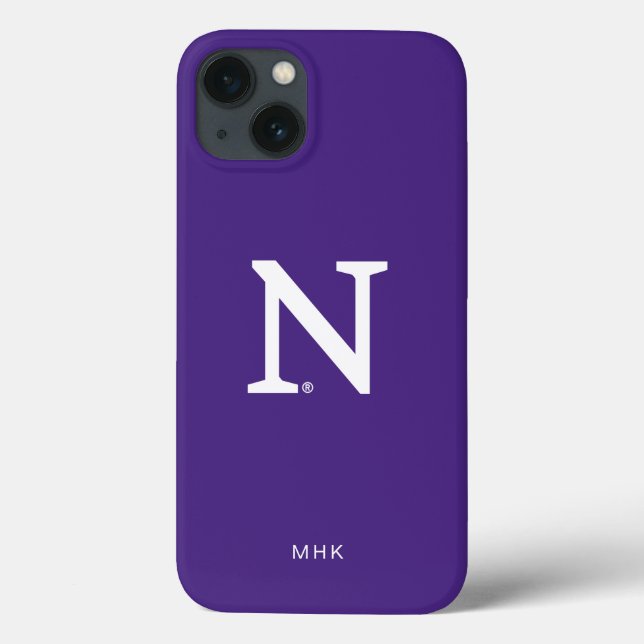 Northwestern N | Monogram Case-Mate iPhone Case (Back)