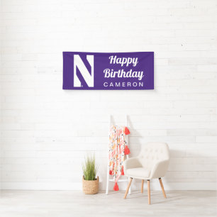 Northwestern University Birthday Banner