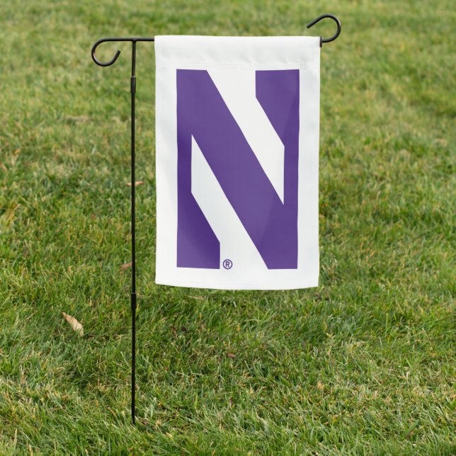 Northwestern University Garden Flag (In SItu)