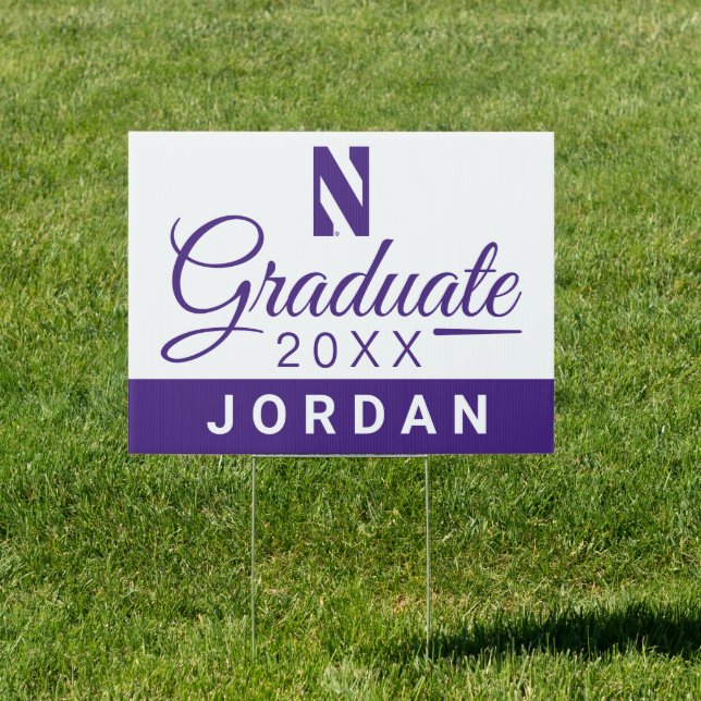 Northwestern University | Graduation Sign (Insitu)