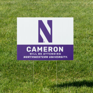 Northwestern University Graduation Sign