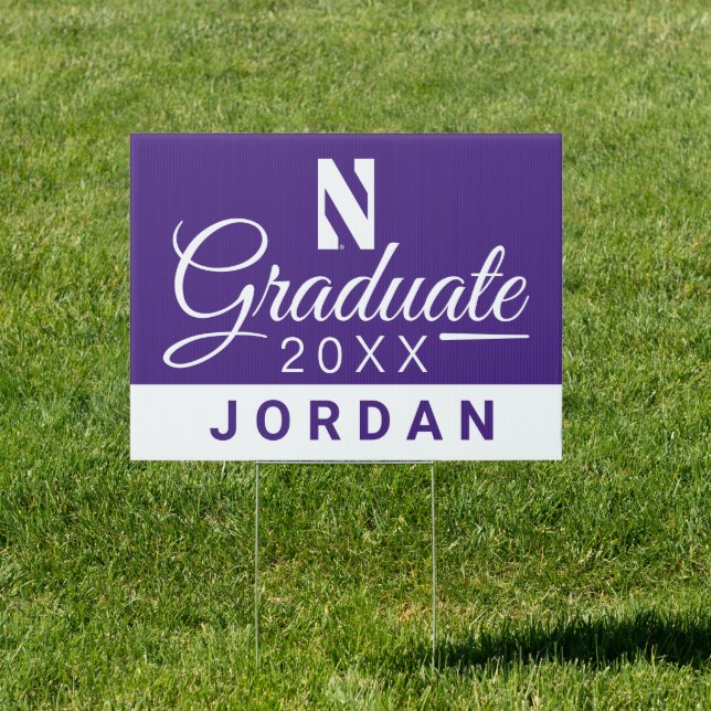 Northwestern University | Graduation Sign (Insitu)