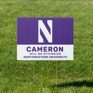 Northwestern University Graduation Sign