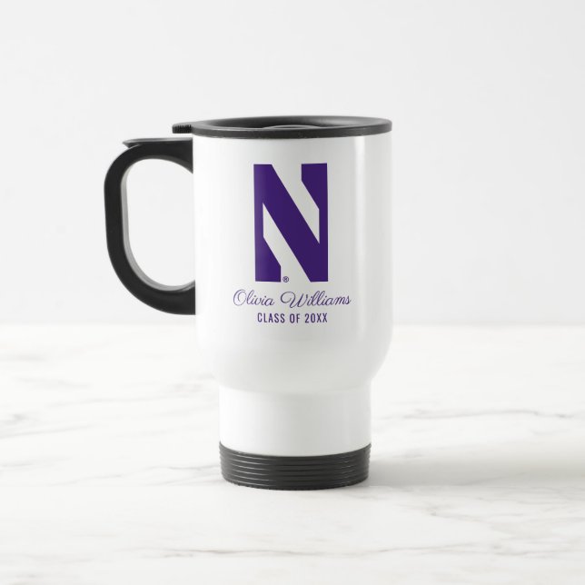 Northwestern University | Graduation Travel Mug (Left)