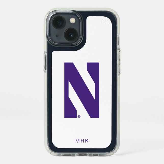 Northwestern University | Monogram Speck iPhone 13 Case (Front)