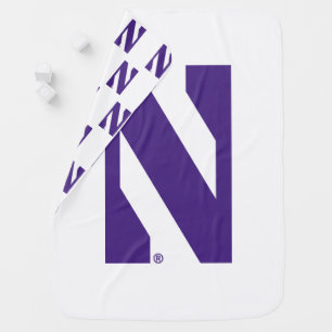 Northwestern University N Logo Baby Blanket