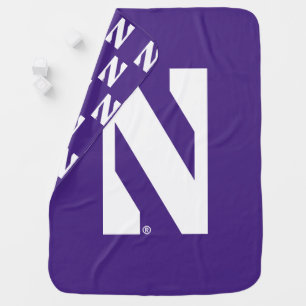 Northwestern University N Logo Baby Blanket