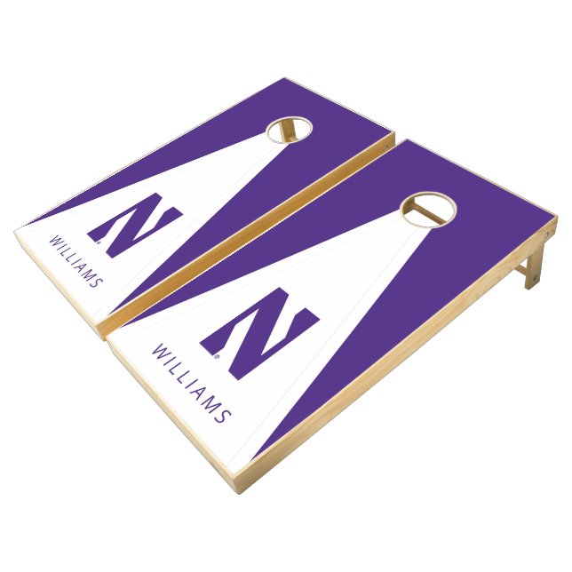 Northwestern University | N Logo Cornhole Set (Angled)