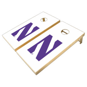 Northwestern University N Logo Cornhole Set