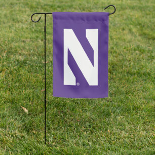 Northwestern University N Logo Garden Flag