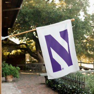 Northwestern University N Logo House Flag