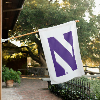 Northwestern University | N Logo House Flag