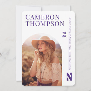 Northwestern University   N Logo Invitation