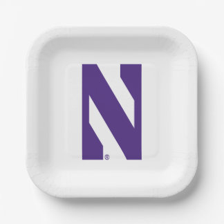Northwestern University | N Logo Paper Plates