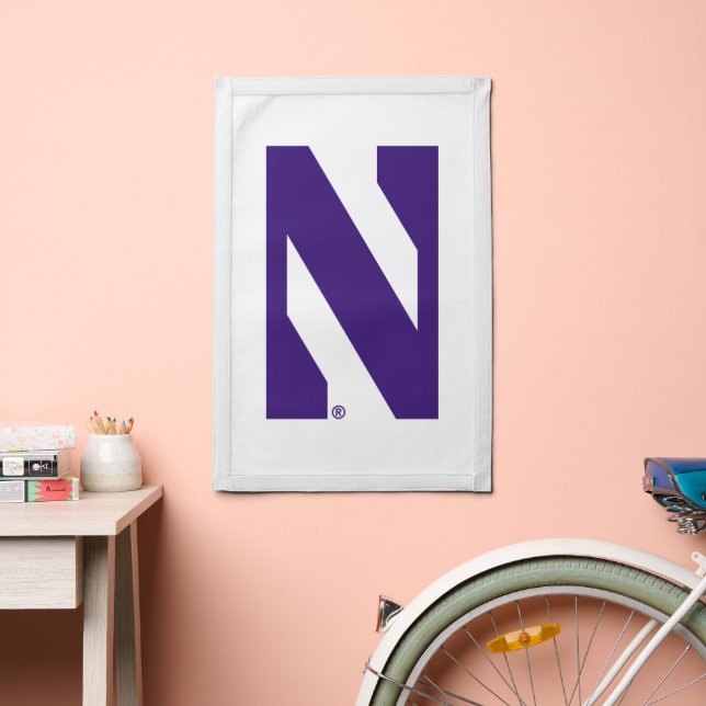 Northwestern University | N Logo Pennant (Insitu 2)