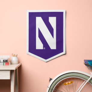Northwestern University N Logo Pennant