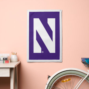 Northwestern University N Logo Pennant