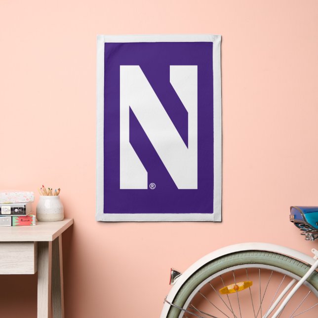 Northwestern University | N Logo Pennant (Insitu 2)