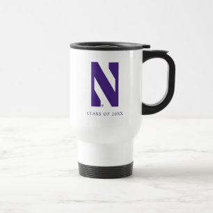 Northwestern University N Logo Travel Mug