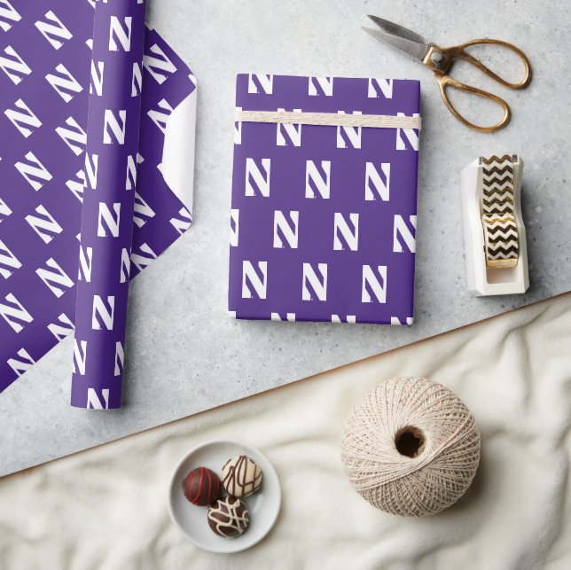 Northwestern University | N Logo Wrapping Paper (Crafts)