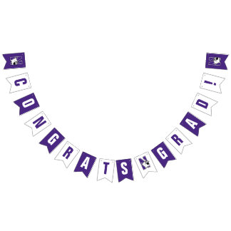 Northwestern University | Primary Logo Bunting Flags