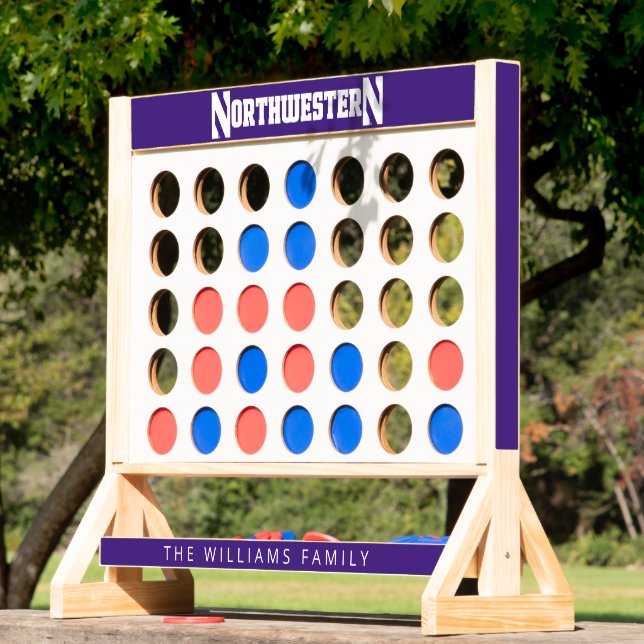 Northwestern University | Primary Logo Fast Four (Lawn)
