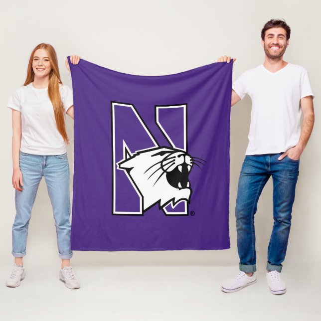 Northwestern University | Primary Logo Fleece Blanket (In Situ)