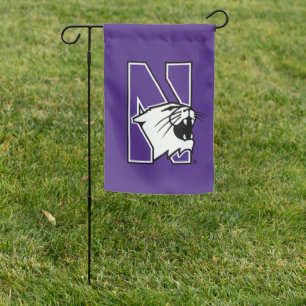 Northwestern University Primary Logo Garden Flag