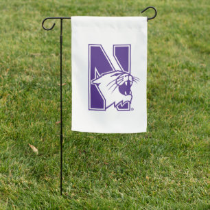 Northwestern University Primary Logo Garden Flag