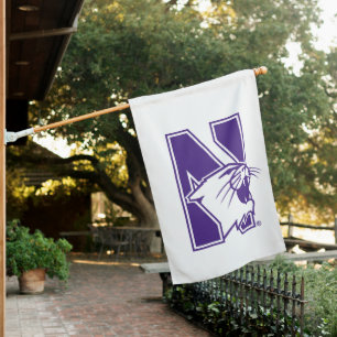 Northwestern University Primary Logo House Flag
