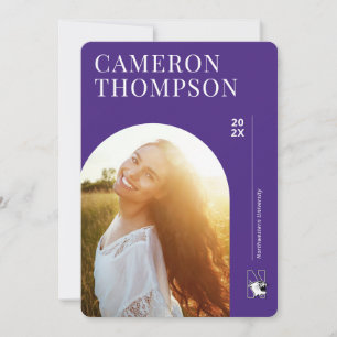 Northwestern University   Primary Logo Invitation