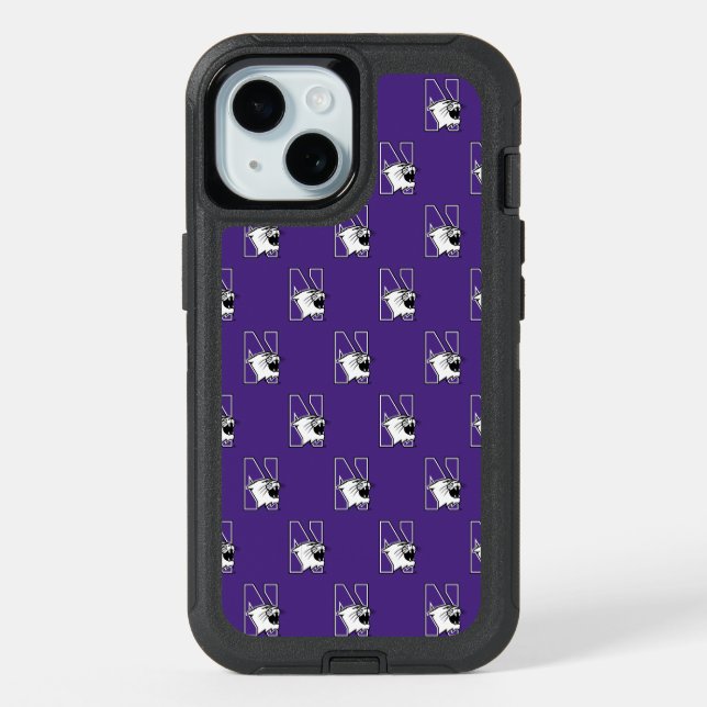 Northwestern University | Primary Logo iPhone 15 Case (Back)