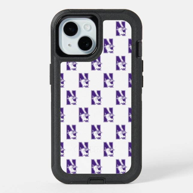 Northwestern University | Primary Logo iPhone 15 Case (Back)