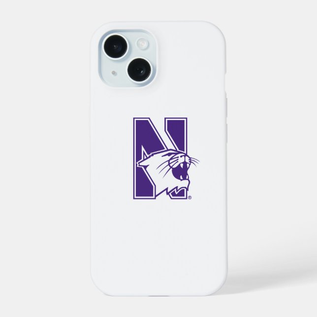 Northwestern University | Primary Logo iPhone 15 Case (Back)