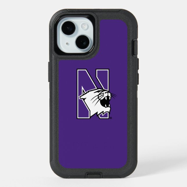 Northwestern University | Primary Logo iPhone 15 Case (Back)