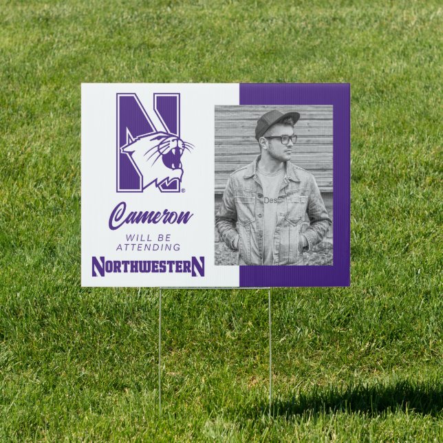 Northwestern University | Primary Logo Sign (Insitu)