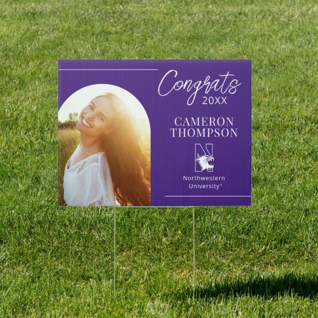 Northwestern University | Primary Logo Sign (Insitu)