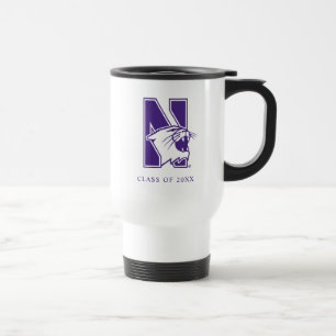 Northwestern University Primary Logo Travel Mug