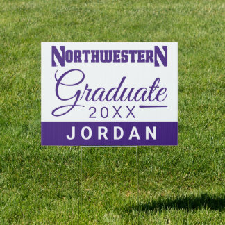 Northwestern University Wordmark | Graduation Sign
