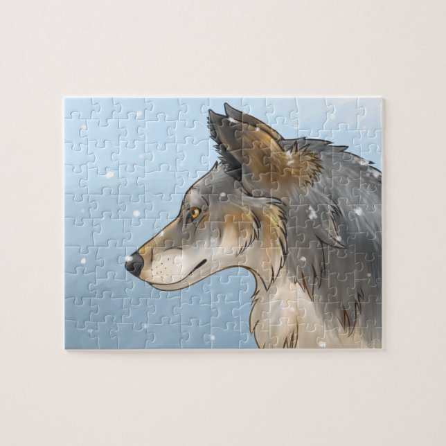Northwestern Wolf Jigsaw Puzzle (Horizontal)