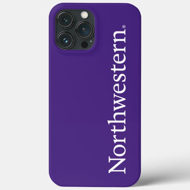 Northwestern Wordmark Case-Mate iPhone Case (Back)