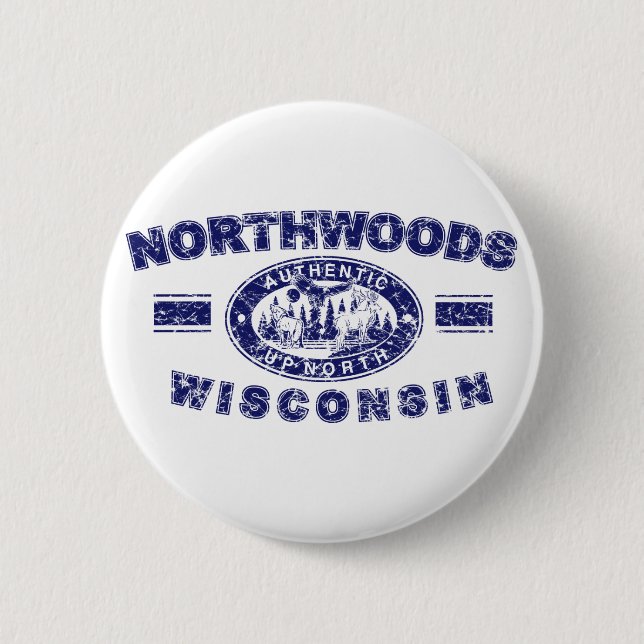 Northwoods-Distressed-[Conv Pinback Button (Front)