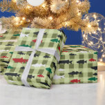 Northwoods Fishmas Wrapping Paper<br><div class="desc">You've got the perfect gift for the special angler in your life,  now wrap it in the most appropriate paper available! Make that fish finder/reel/musky lure/etc. beautiful with the Northwoods Fishmas Wrapping Paper,  which features lake trout,  smallmouth bass,  walleye,  and more!</div>