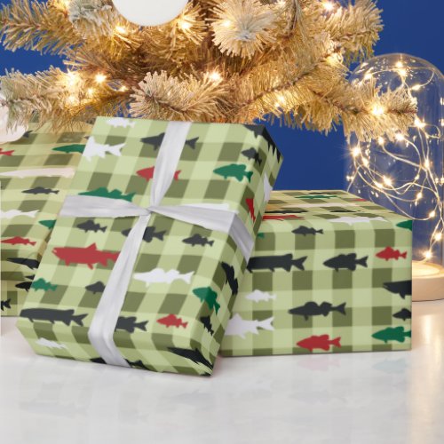 Northwoods Fishmas Wrapping Paper