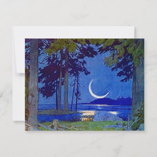 NORTHWOODS MOON SAVE THE DATE NOTE EZ2 CUSTOMIZE