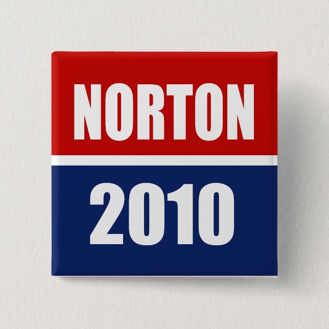 NORTON 2010 PINBACK BUTTON (Front)